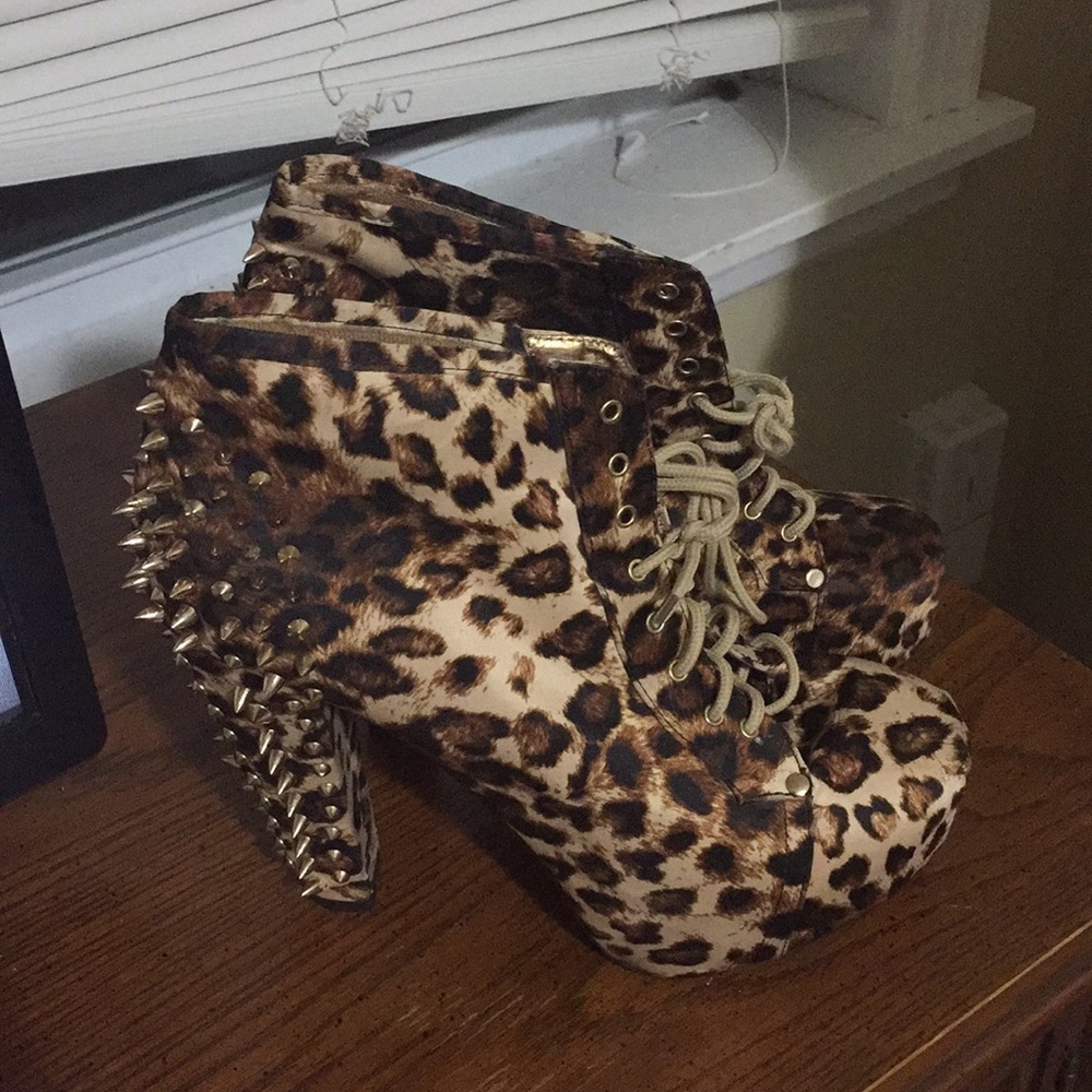 Leopard Heels